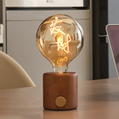 ネットレッドの創意充電つまみの電気スタンドの暖かい光の文字の電球は金持ちになります。