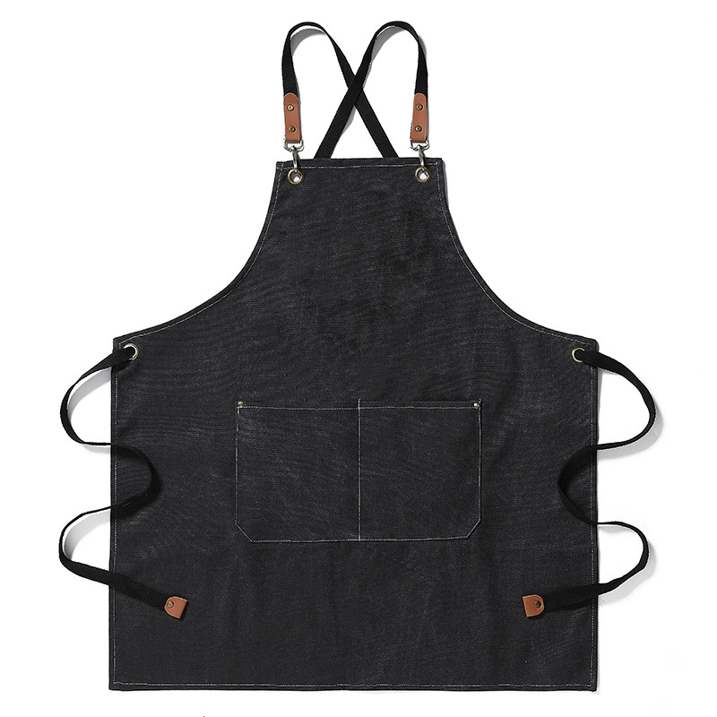 Толстый холщовый фартук с принтом логотипа Hongmei International Exclusive