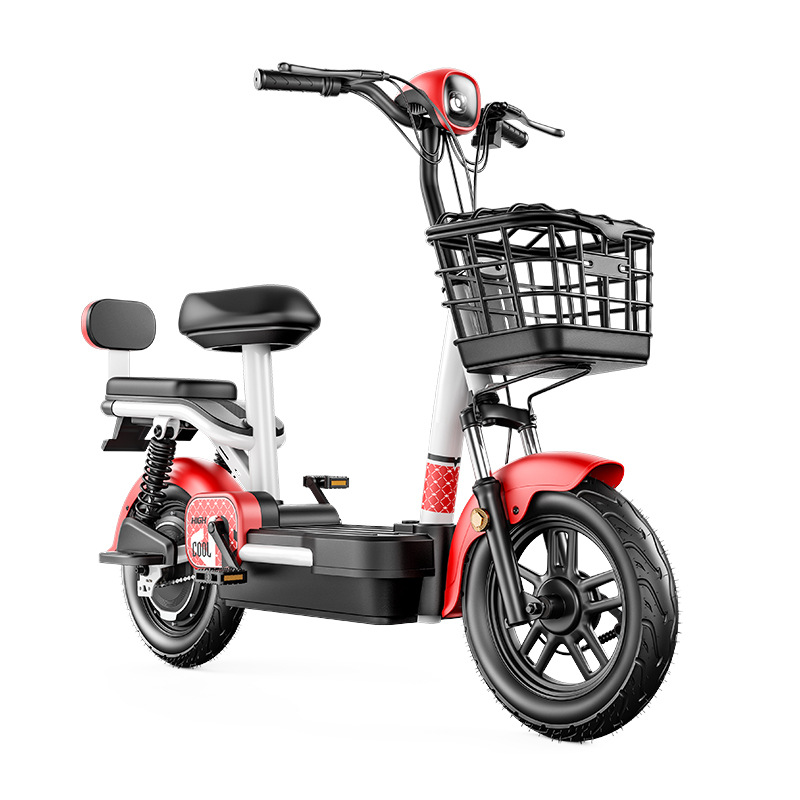 Nuevo estándar nacional coche eléctrico masculino y femenino estudiante pequeño adulto scooter batería coche bicicleta eléctrica motocicleta