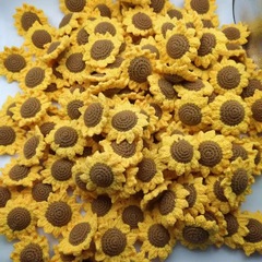 Hand-knitted finished fruit hanging decorations persimmon peanut strawberry grape apple sunflower ornament accessory decoration