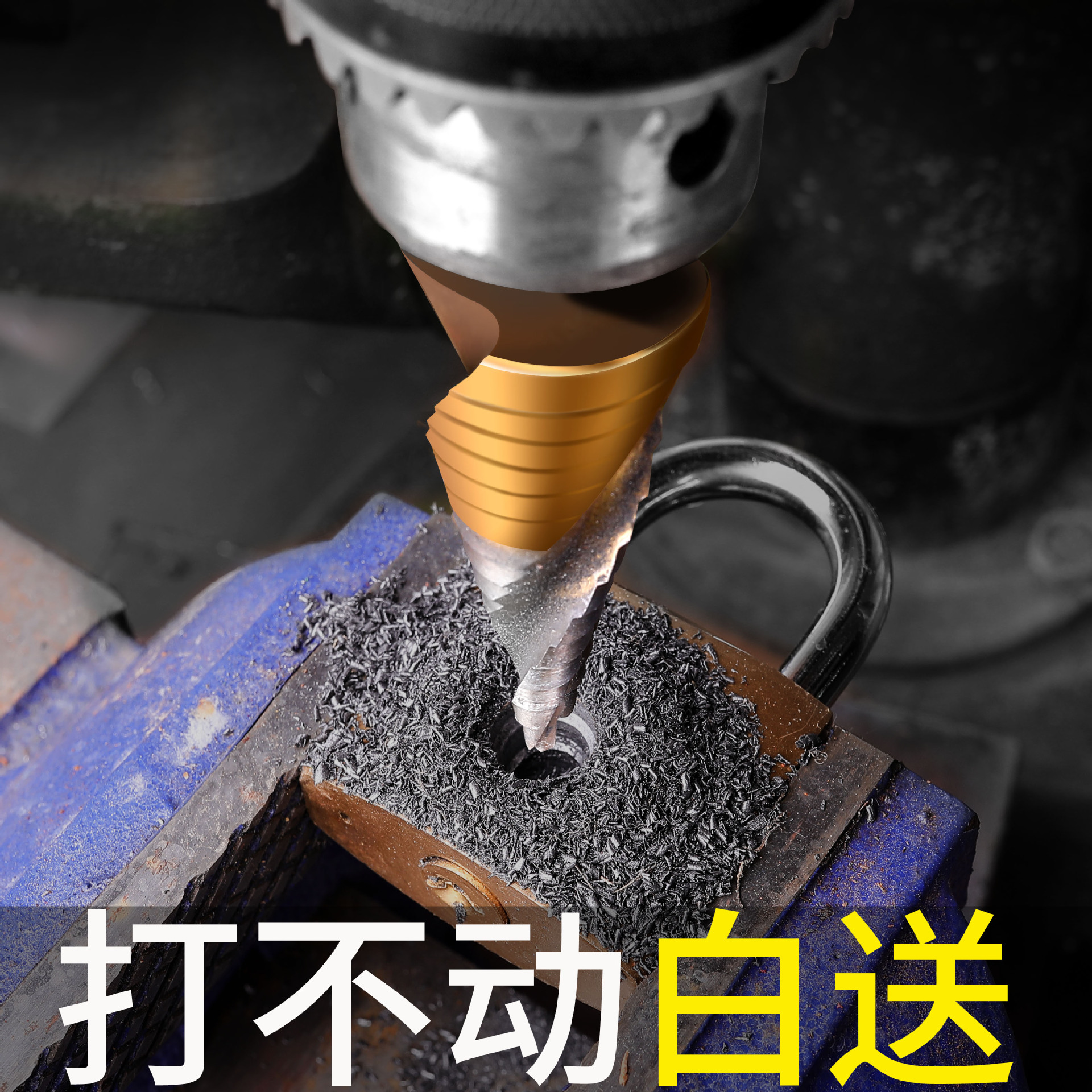 Green Forest Tower Drill Bit Multi-functional Hole Drilling Step Steel Super Hard Expansion Hole Stainless Steel Metal Hole Opening