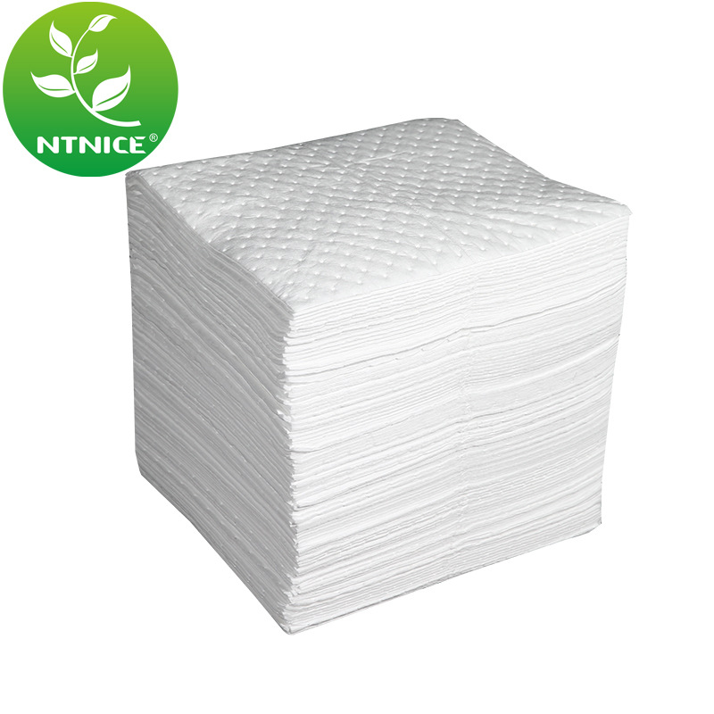 吸油棉工业吸油垫吸附棉吸油毡强力PP吸油片机器油滴漏吸附擦拭布