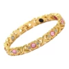 Golden pink diamond