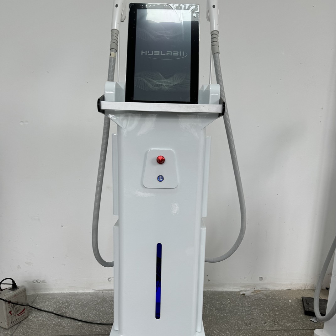 Üz üçün lazer gəncləşdirmə aparatı, iki tutacaqlı salon cihazı