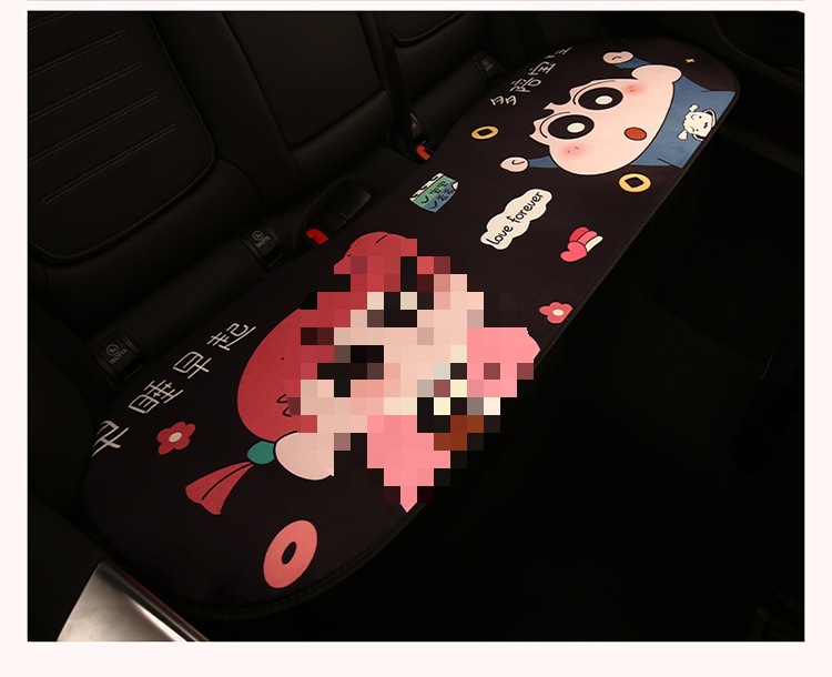 Car seat cushion winter short plush seat cushion half package warm seat cover girls autumn and winter car wool cushion heating only