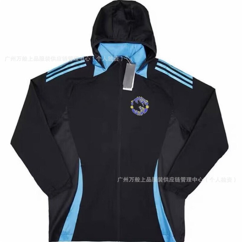 2526 New Single-Sided Windbreaker Series São Paulo Argentina France Real Madrid Italy M-U Winter Jerseys