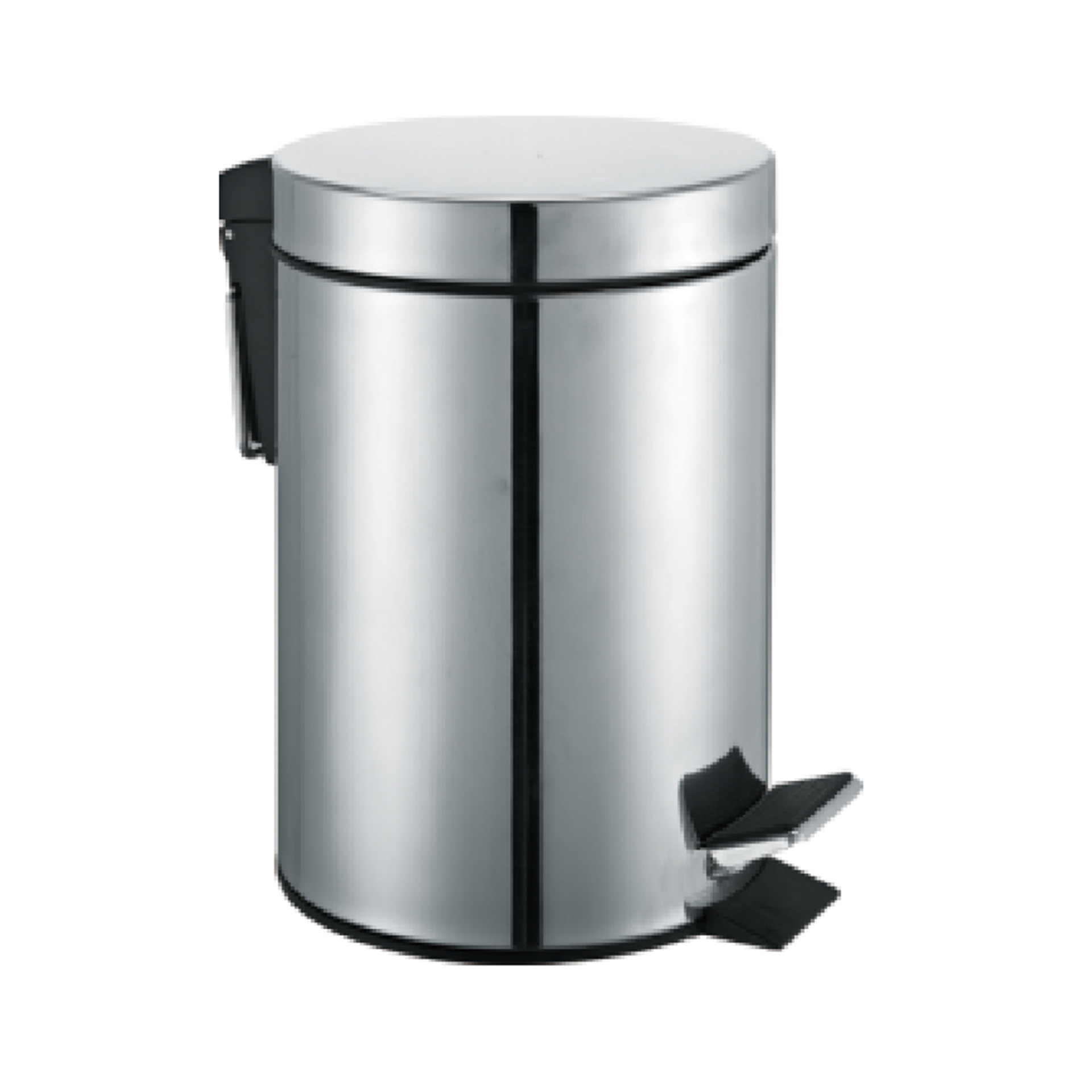 Fábrica de limpieza pie con cubierta 3L basura basura cocina comercial sala de estar baño de acero inoxidable basura tipo pie