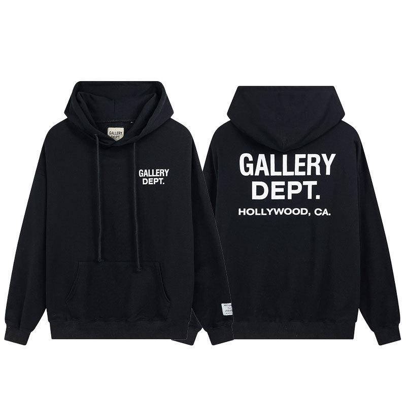 外単Gallery Dept経典アルファベットスローガンlogo腕炎プリントファッションパーカー|undefined