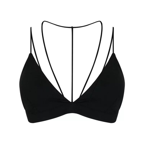 Popular European and American sexy tube tops, gathered deep V small suspenders, beautiful back girls with breast pads and back underwear wholesale