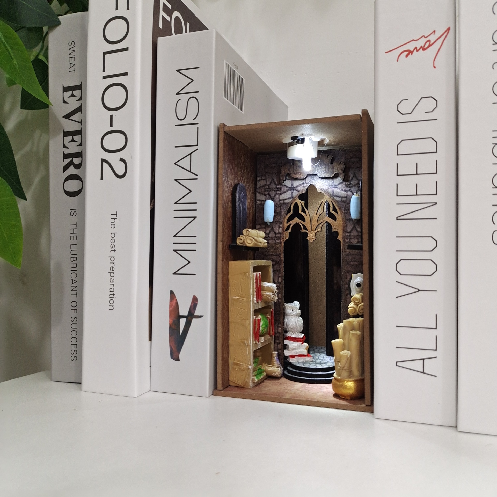 Nuevo producto transfronterizo Miss Carpeta de libro medieval estudio Oficina antigua calle antigua playa vida nocturna productos de madera decoración del hogar