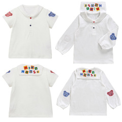 Miki Kids' Clothing Children's Cartoon Checkered Bear Embroidered Short Sleeve Shirt for Boys and Girls Polo Shirt T-shirt Drop Shipping