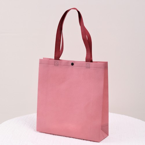Internet celebrity women's clothing store concealed buckle non-woven handbag environmentally friendly handheld shopping bag women's clothing accessories can be printed with logo