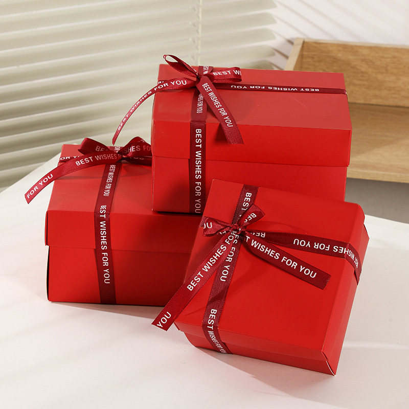 Cajas de regalo para cumpleaños cuidadosamente seleccionadas, cajas vacías para regalar a mejores amigos, amigos, profesores, clientes, recuerdos de salones de belleza y cajas de embalaje.
