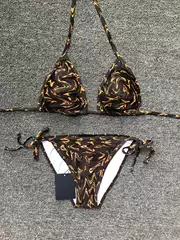 European and American Foreign Trade Women's Split Swimsuit Sexy Swimsuit Swimming Trunks suit Lace-Up Bikini Multicolor Swimwear Bikini