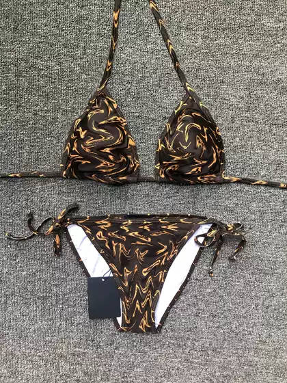 European and American Foreign Trade Women's Split Swimsuit Sexy Swimsuit Swimming Trunks suit Lace-Up Bikini Multicolor Swimwear Bikini