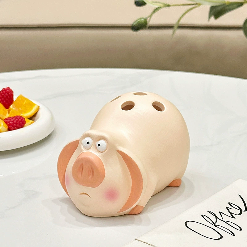 Банка для фруктов с вилкой для летающей свиньи, бытовая банка для хранения десертов из нержавеющей стали, милая маленькая вилка, банка для хранения фруктов, вставка для фруктов, детские безопасные палочки для фруктов.