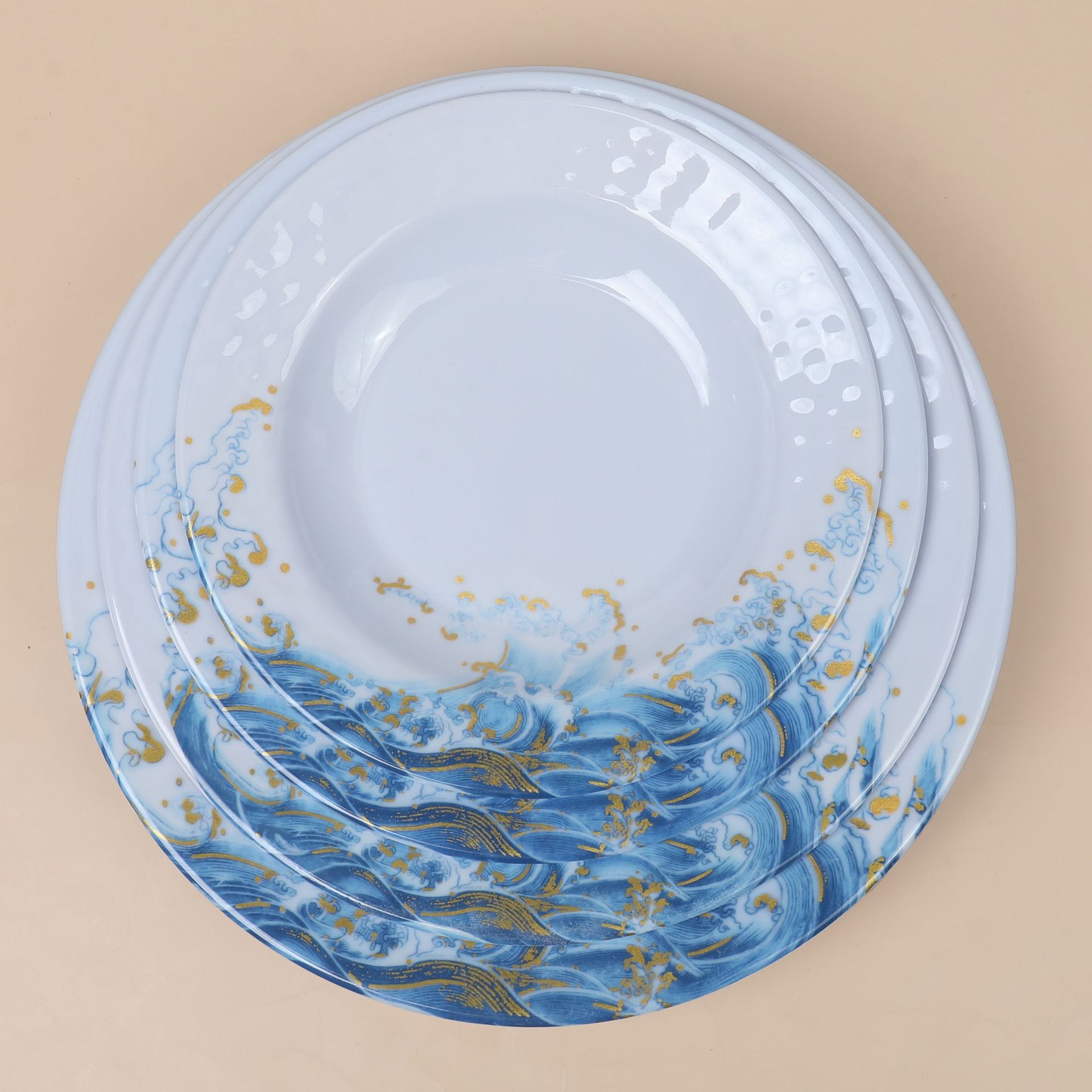 外贸出口D2143  5045双色碗  红黑双色碗 密胺碗 沙拉碗 义乌2元