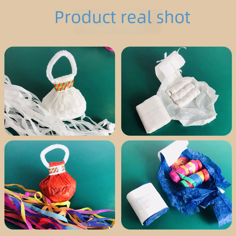 Hand -throwing spider silk flame retardant paper rings grenade bar atmosphere effect stage Magic props manufacturer wholesale