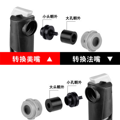 Bicycle Tire Pump and Tube Repair Kit, Single Bike Repair Tool Set, Glue-Free Tube Repair Kit