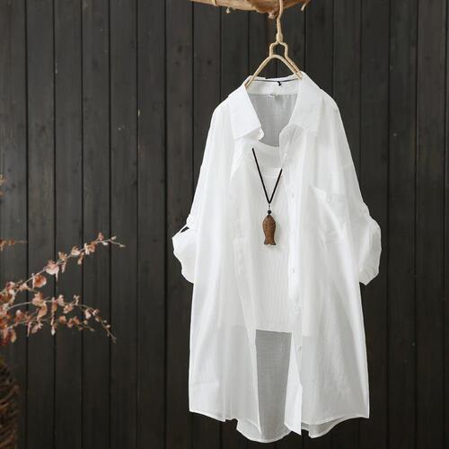 Open-front sun-protective long-sleeved women's summer new sunscreen shirt, thin outerwear, air-conditioning shirt top for women