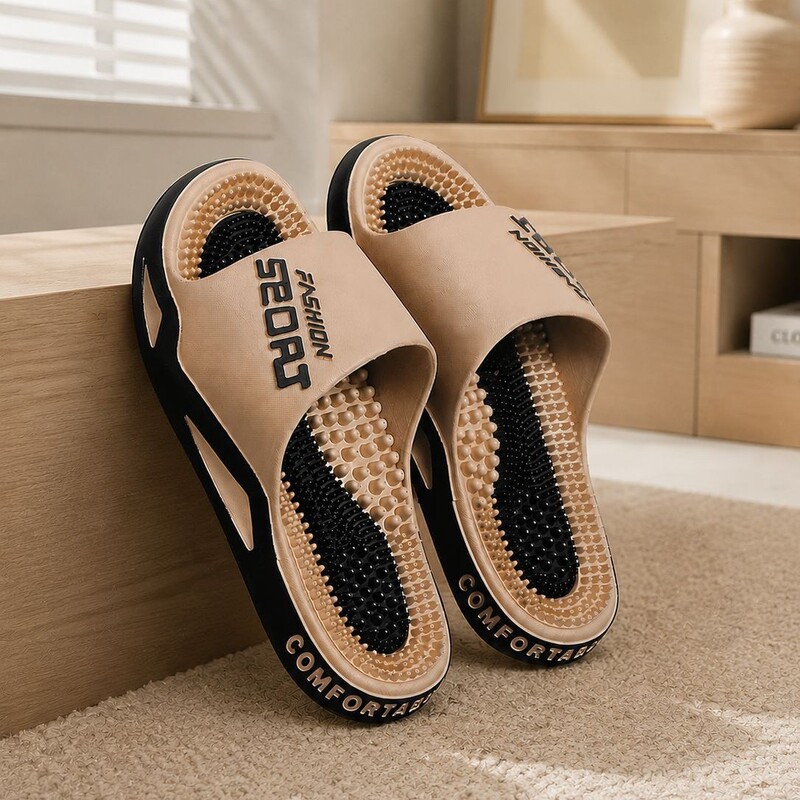 Best-selling unisex massage slippers for home use, foot acupressure, bathroom bathing, foot therapy sandals, suitable for all seasons