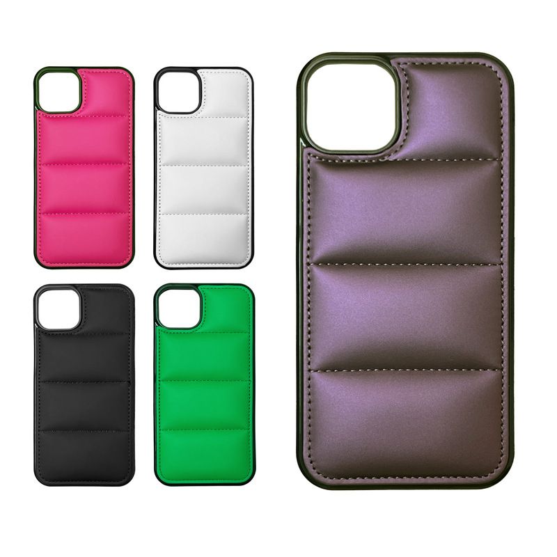 Suitable for Apple iPhone 17 Pro Max Padded down Jacket Phone Case Leather Cover Phone Protective Case Now Available Suitable for Apple iPhone 17 Pro Max Padded down Jacket Phone Case Leather Cover Phone Protective Case Now Available