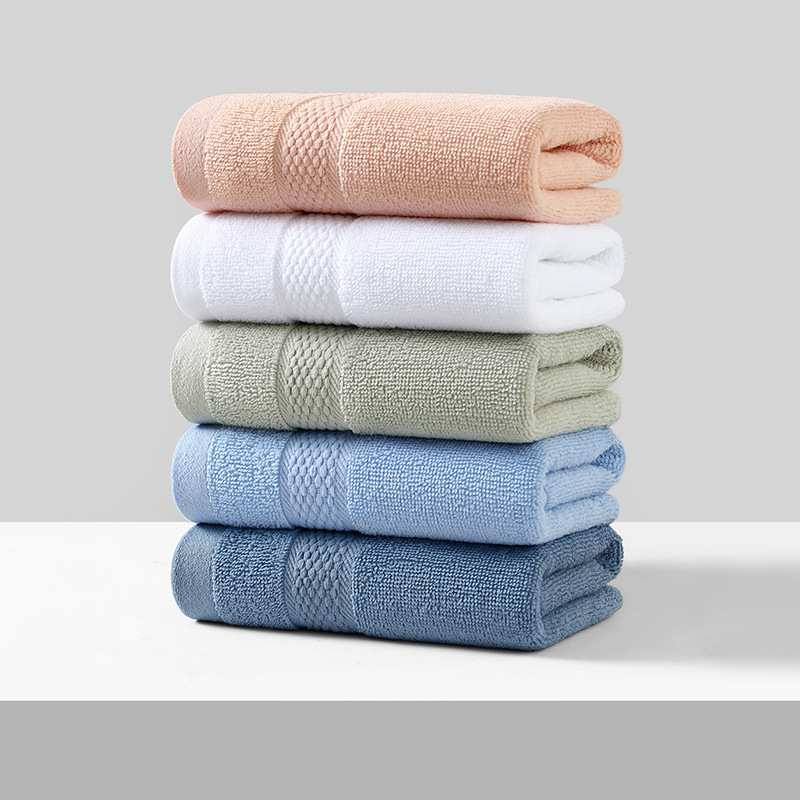 Polka Dot Towel Bath Towel Pure Cotton Extra Large Thickened Set Full Cotton Absorbent Embroidered Logo Gift Group Purchase