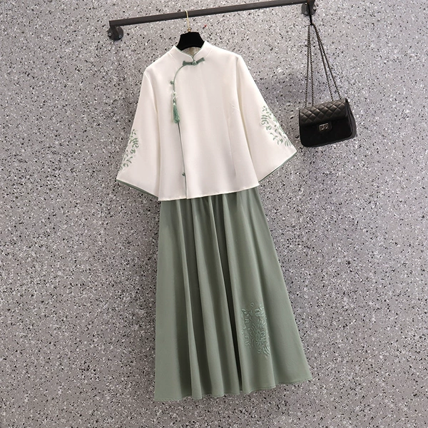 Green skirt