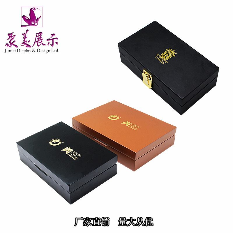 源头厂家供应咖啡礼品珠宝首饰木质盒 烤漆盒包装盒 专业设计制作