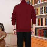 Спортивный костюм для пожилых людей, осенняя куртка, толстовка для отдыха, демисезонный лонгслив, для среднего возраста, короткий рукав