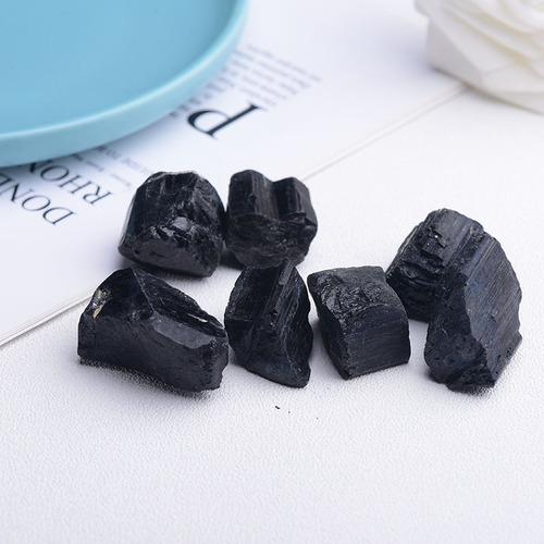 Natural black tourmaline rough stone, black tourmaline, aromatherapy stone, aroma stone, jewelry, ornaments, crafts wholesale