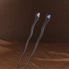 ��¹�� S925�����Ųʻ��䳤���̴ľ����Ů��ͷ���������Ź���