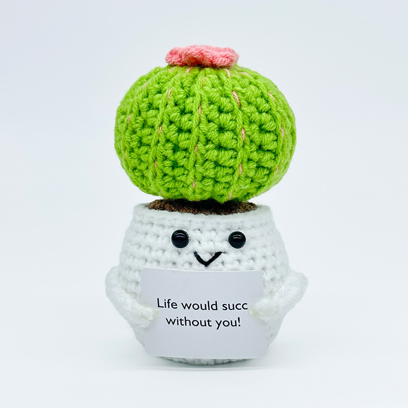 Muñeco Tejido a Mano de Felpa Decorativo para Escritorio y Regalo image 34