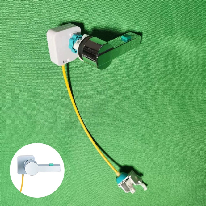 Accesorios para inodoro de caudal bajo: Válvula de desagüe con cable de control, manguito de cable de desagüe para inodoro, accesorios para tanque de agua