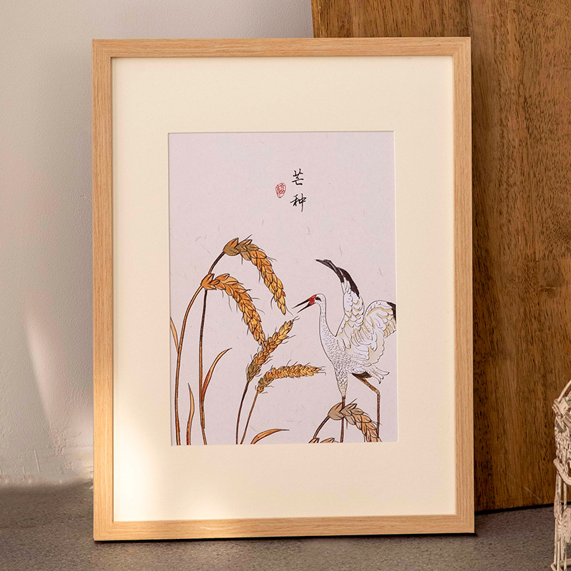 木造の絵の枠は表装して壁の4k 8kの水彩の筋理画のスケッチの写真の枠の3a 4木のスケッチのパズルのフレームの20を掛けます。