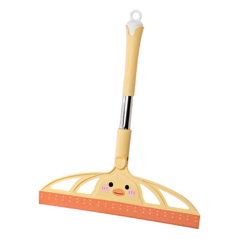 Limpiaparabrisas de dibujos animados pato plegable de vidrio artefacto de limpieza limpiaparabrisas hogar piso raspado eliminación de polvo buen ayudante