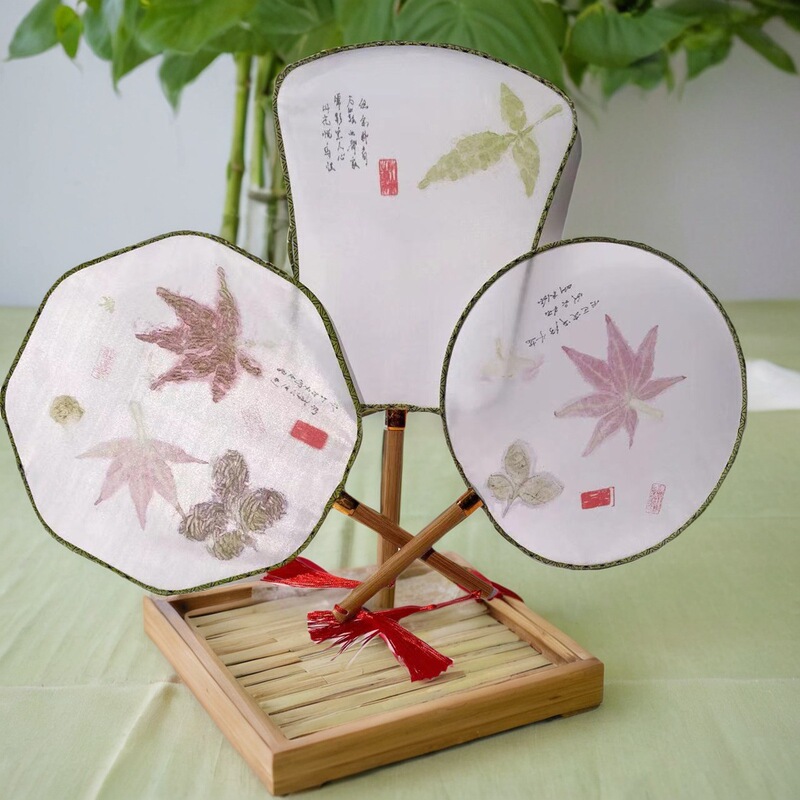 Retro Tou Dye Knocking Tou Dye Tool suit Material Bag Fan Canvas Bag Printing and Dyeing Tie-Dye Rubbing Diy Alum