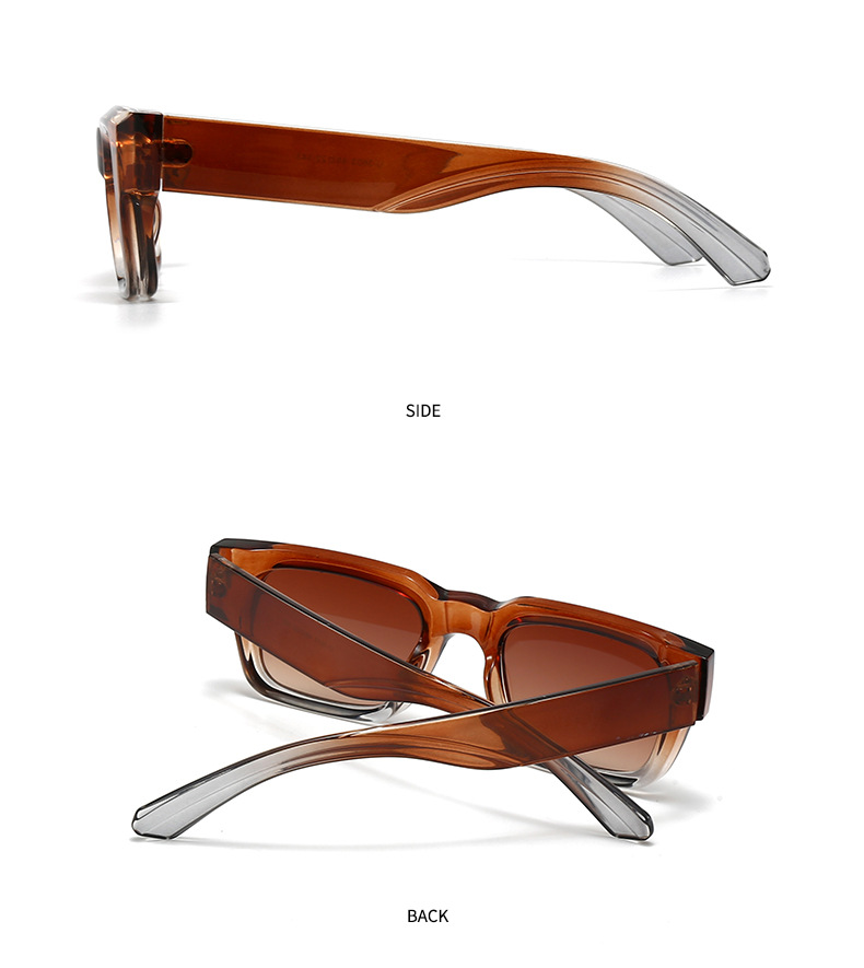 Gränsöverskridande fyrkantiga solglasögon för män moderna vintage Miami Beach UV400 solglasögon herrsolglasögon 3603_voghion.com