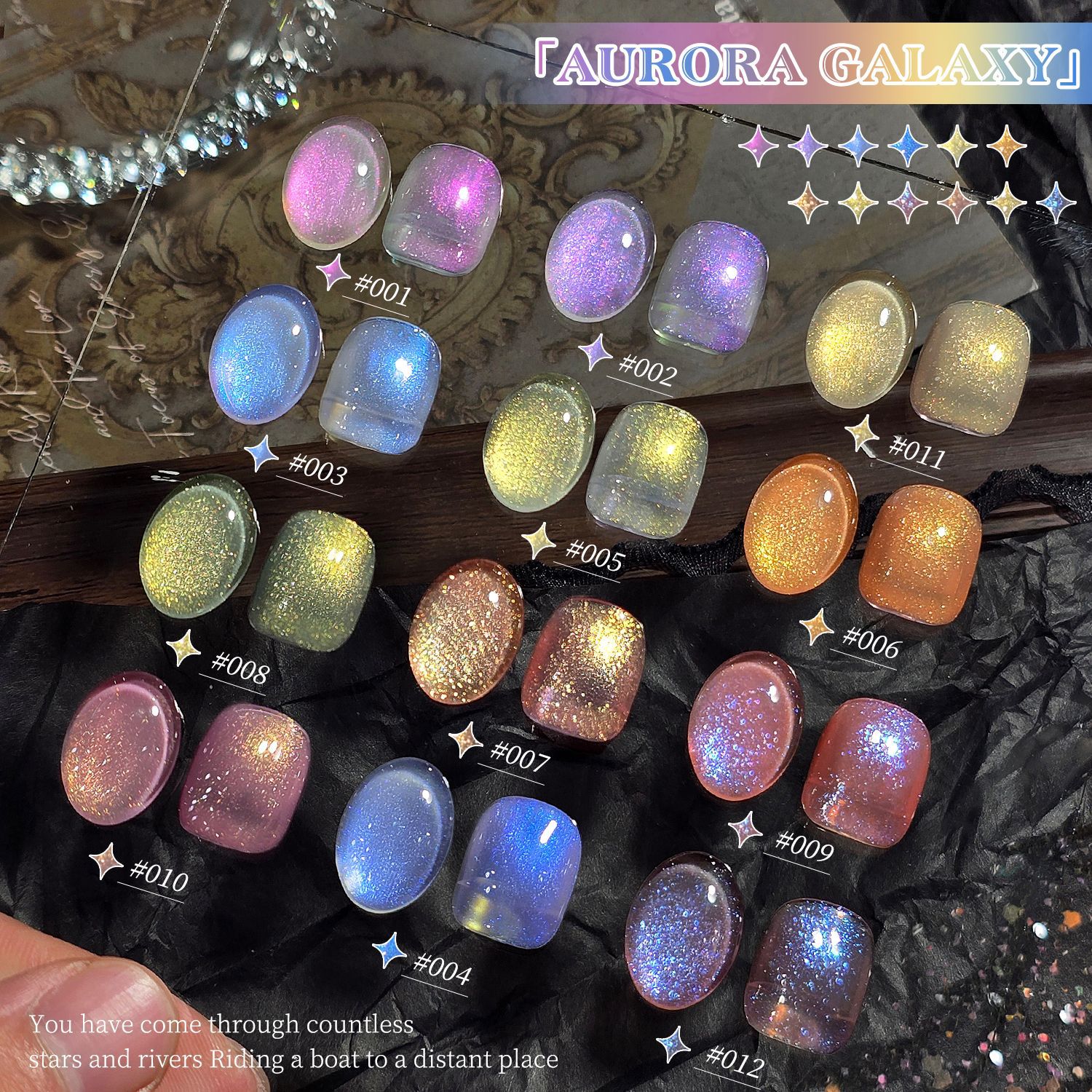 Esmalte de Uñas Gel Aurora Azul Hielo Secado para Salón de Uñas