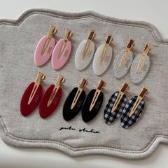 絶妙な韓国楕円形ヘアピン酢酸ヘアアクセサリー頭飾り前髪クリップ bb クリップヘアピン新年ヘアクリップシームレスクリップ女性