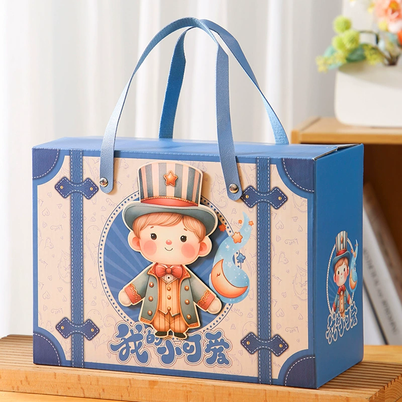Подарочная сумка Детский день рождения подарочная коробка 10-летний день рождения подарочная сумка детский сад подарочная коробка пустая коробка мультфильм