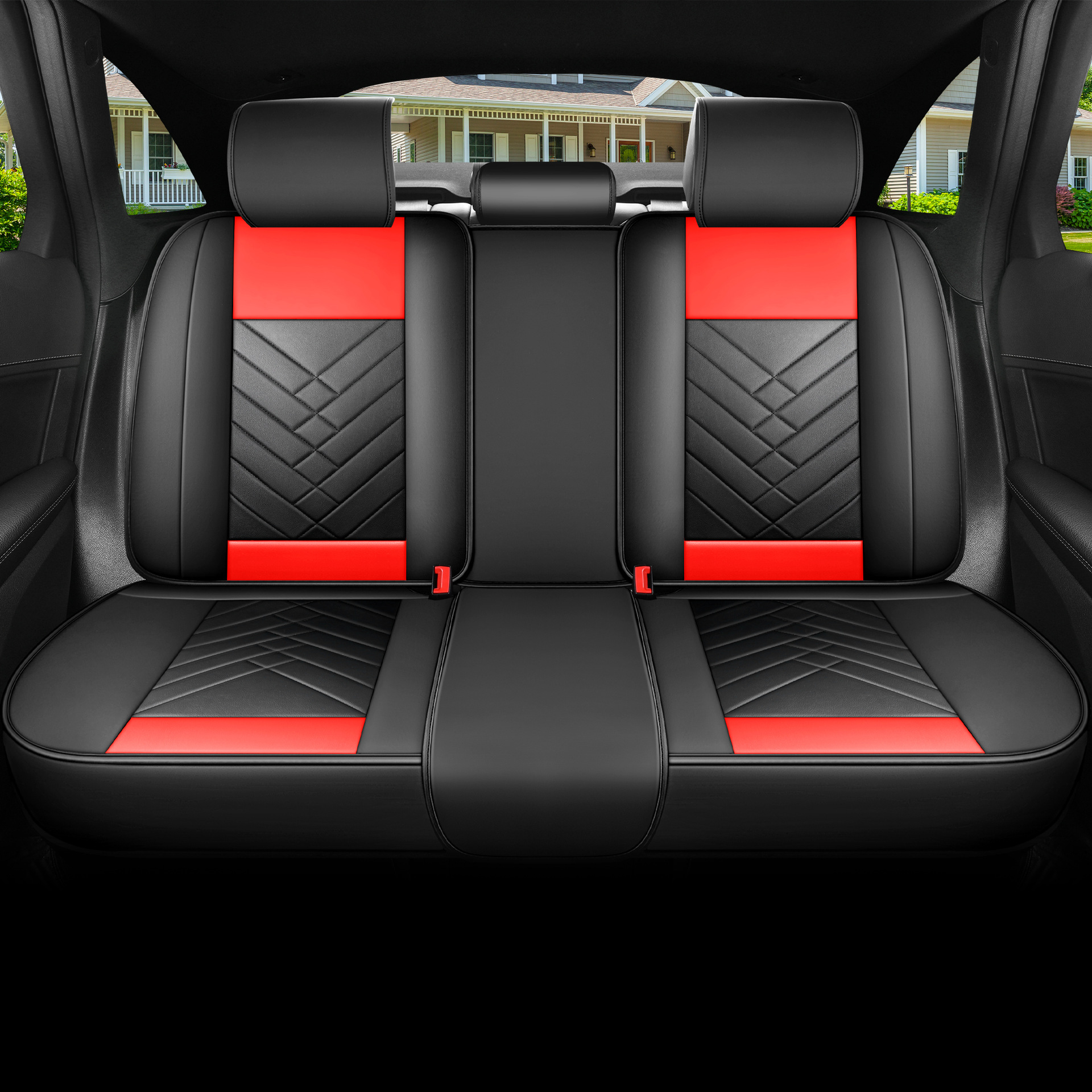 Cross-Border Foreign Trade Car Seat Cushions, Universal for All Seasons, Five-Seater Single Seat Cushion, Full Leather Surround, Factory Wholesale and Dropshipping