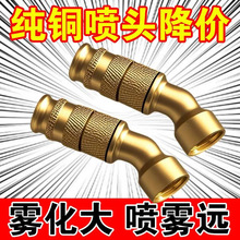 ✅全铜可调雾化铜喷头农用高压打药机电动喷雾器园林喷枪多功能喷