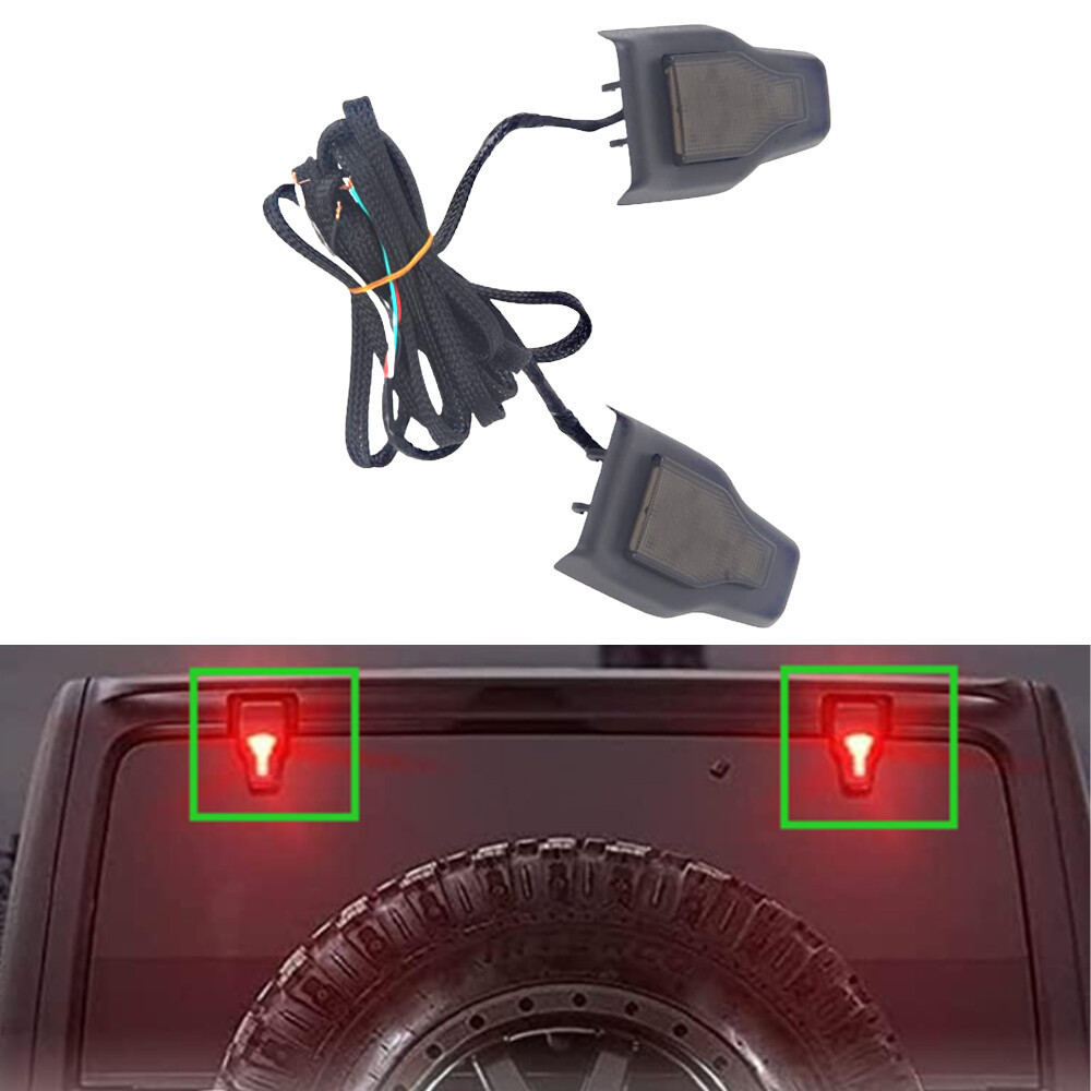 Jeep Wrangler JL 2018-2021 arxa qapı menteşe örtüyü, geri işıqlı