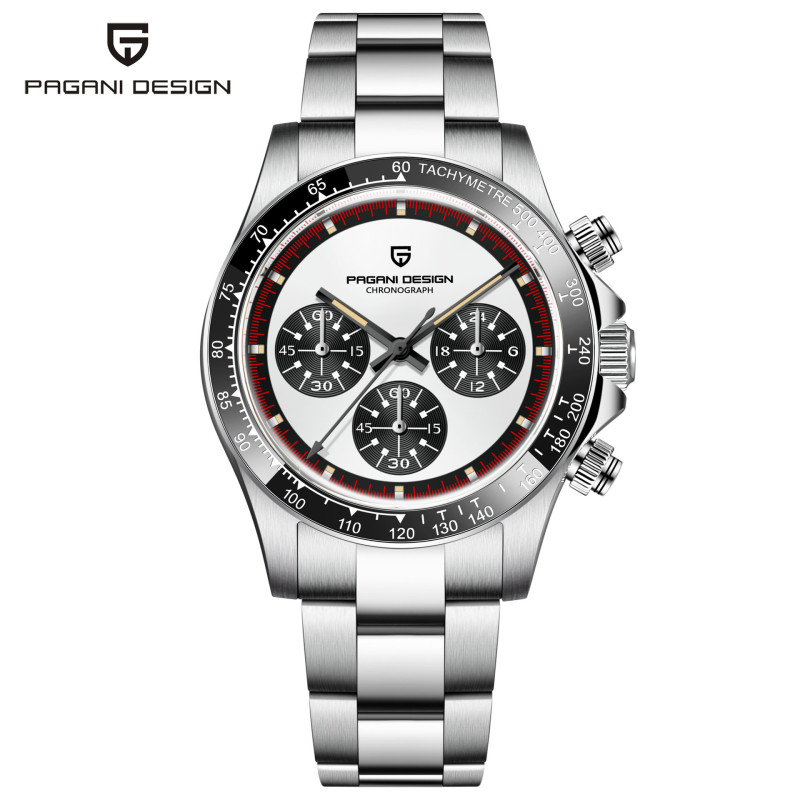 [Small wholesale] PAGANI DESIGN Bethany Quartz Watch Men's Chronograph Steel PD-1676