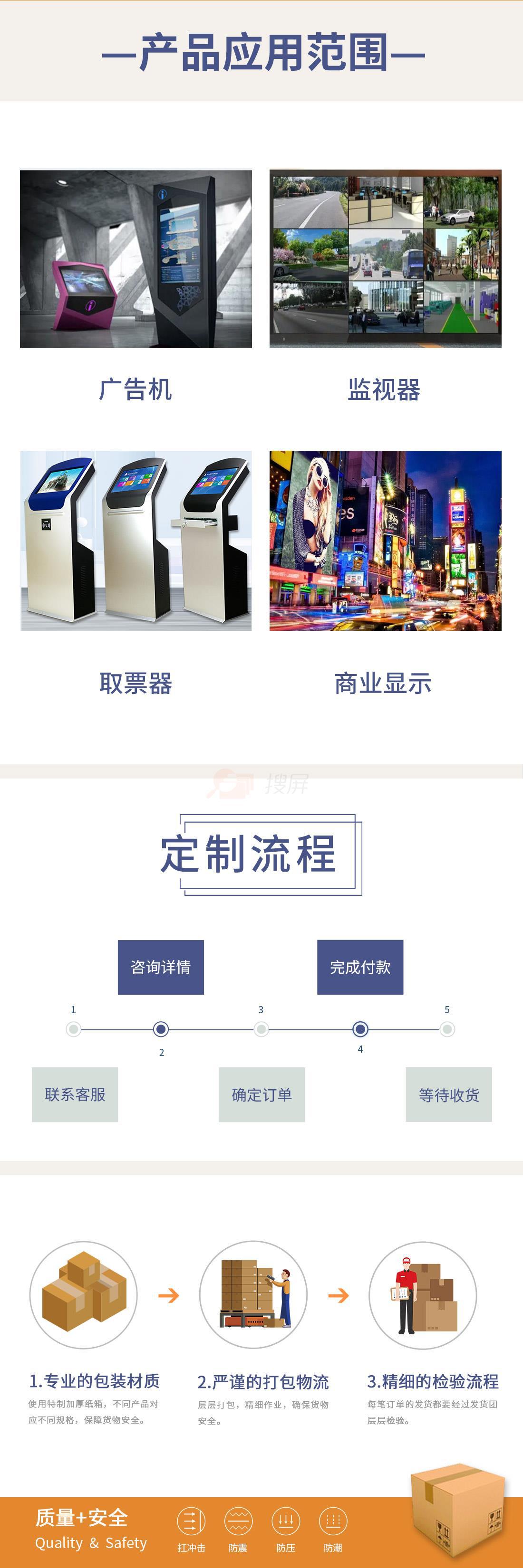 15.6寸原装液晶模组改高亮2000亮度 适用工控屏 户外作业显示屏(图3) 应用