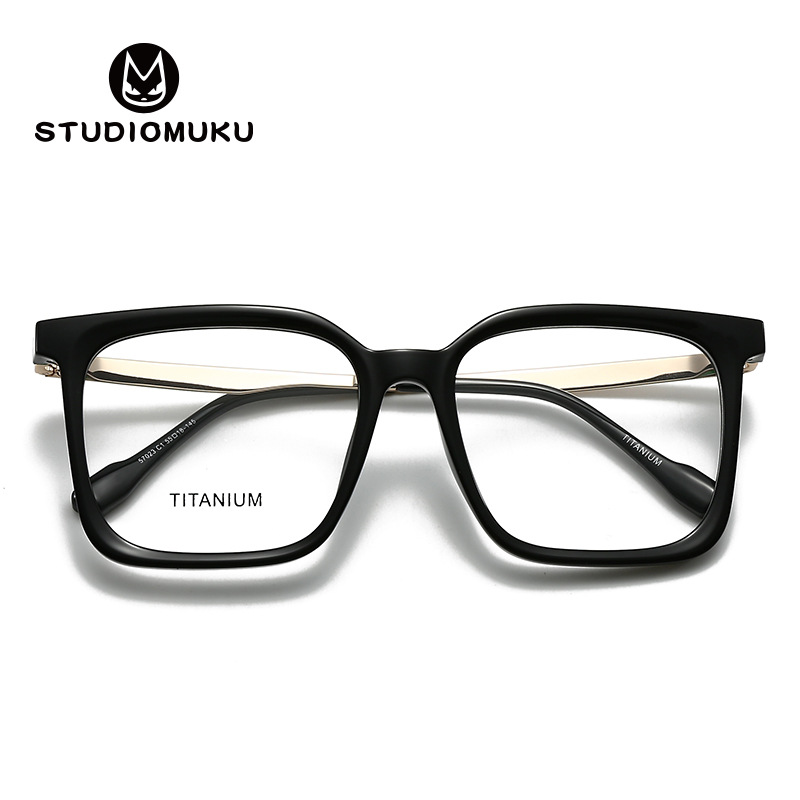 STUDIOMUKU Gafas de madera fresca Detalles perfeccionistas montura cuadrada montura grande montura montura montura montura montura montura montura montura montura montura montura montura montura