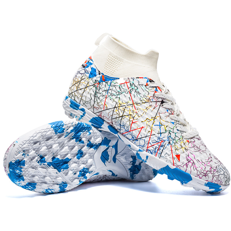 2025 nuevos zapatos de fútbol transfronterizos nuevos juegos de clavos transfronterizos para hombres clavos al por mayor antideslizantes adolescentes