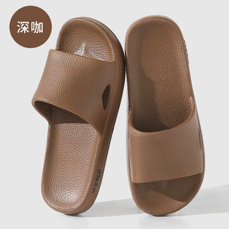 Summer non-slip slippers for bath, for beloved, soft sole