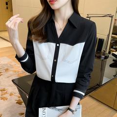 春夏気質シャツ女装2025年新型ファッションデザイン感小衆長袖百合上着レディースシャツ